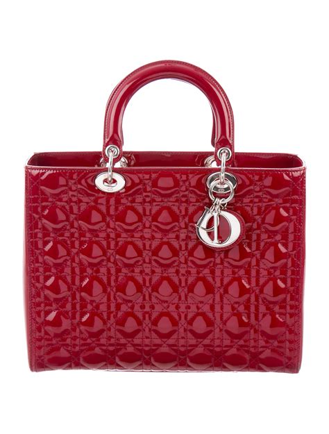 dior pouch red|christian Dior tote bag red.